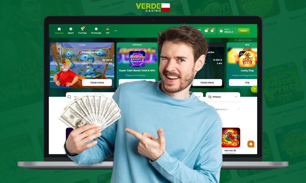 Verde Casino ma określone limity wpłat i wypłat