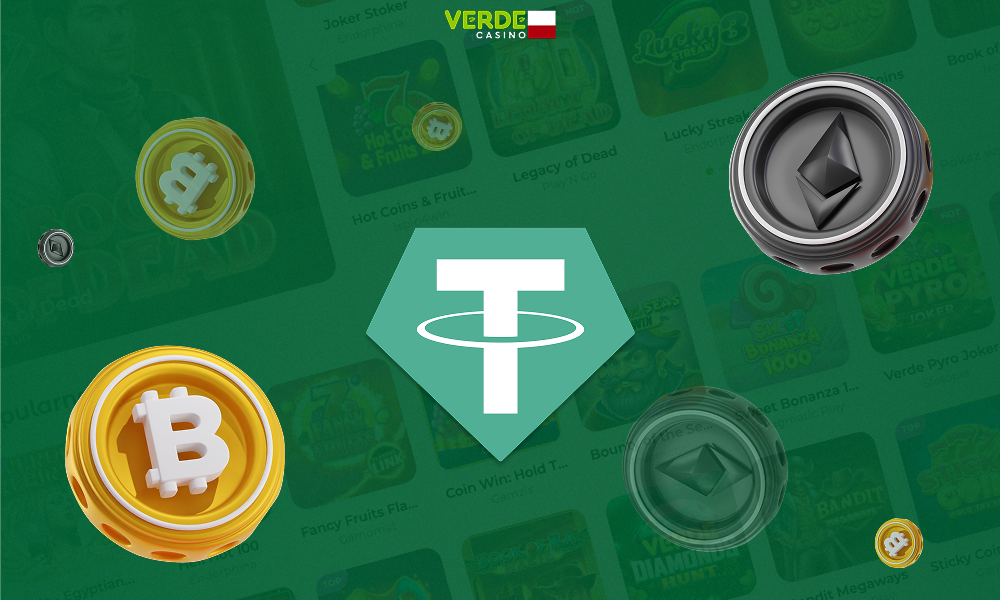 Możesz dokonać wpłaty do Verde Casino z Polski za pomocą popularnych kryptowalut