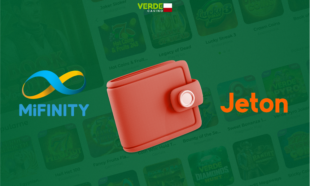 Możesz dokonać wpłaty w Verde Casino za pomocą popularnych e-portfeli, w tym MiFinity i Jeton